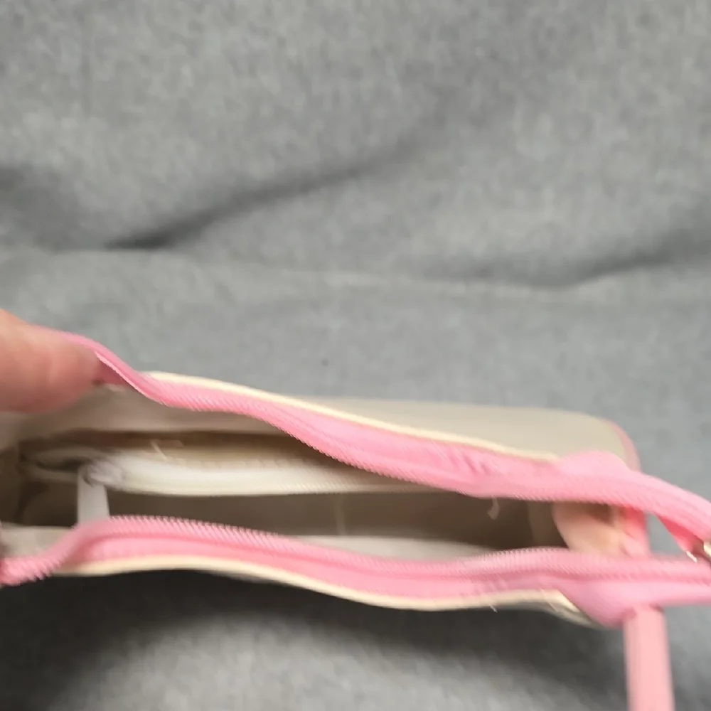 Pink and Cream Mini Child's Shoulder Bag